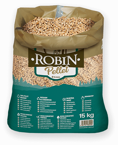 worek pelletu opałowego Robin do kupienia w Słupcy lub sklepie internetowym
